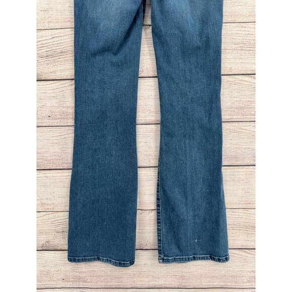 Pilcro The Icon Flare High Rise Jeans Men's Size 26 Blue Medium Wash Denim - Picture 6 of 13